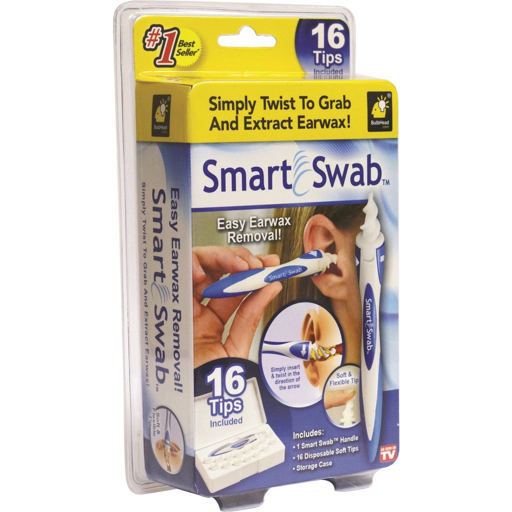 combo 2 bộ Dụng cụ lấy ráy tai thông minh Smart Swab