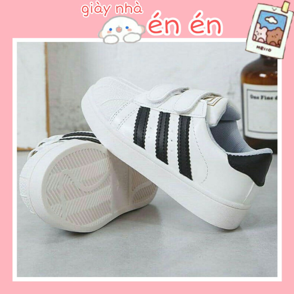 Giày thể thao cao cấp trẻ em 3 vạch đen cho bé nam bé gái Mã 001