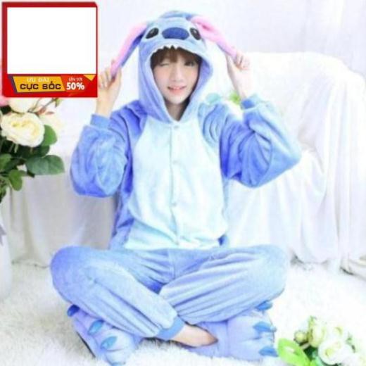 Bộ Đồ Thú Stitch Xanh, Hồng ❤️ FREESHIP ❤️