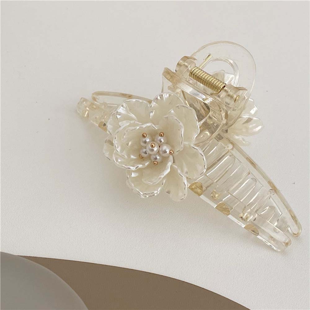 Kẹp Tóc Càng Cua Đính Hoa Thời Trang Cho Nữ