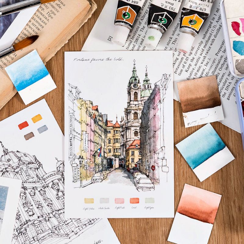 Postcard Trang Trí Tường Decor Phòng Quán Cafe Bưu Thiếp Chụp Ảnh Bài Hát Tình Yêu