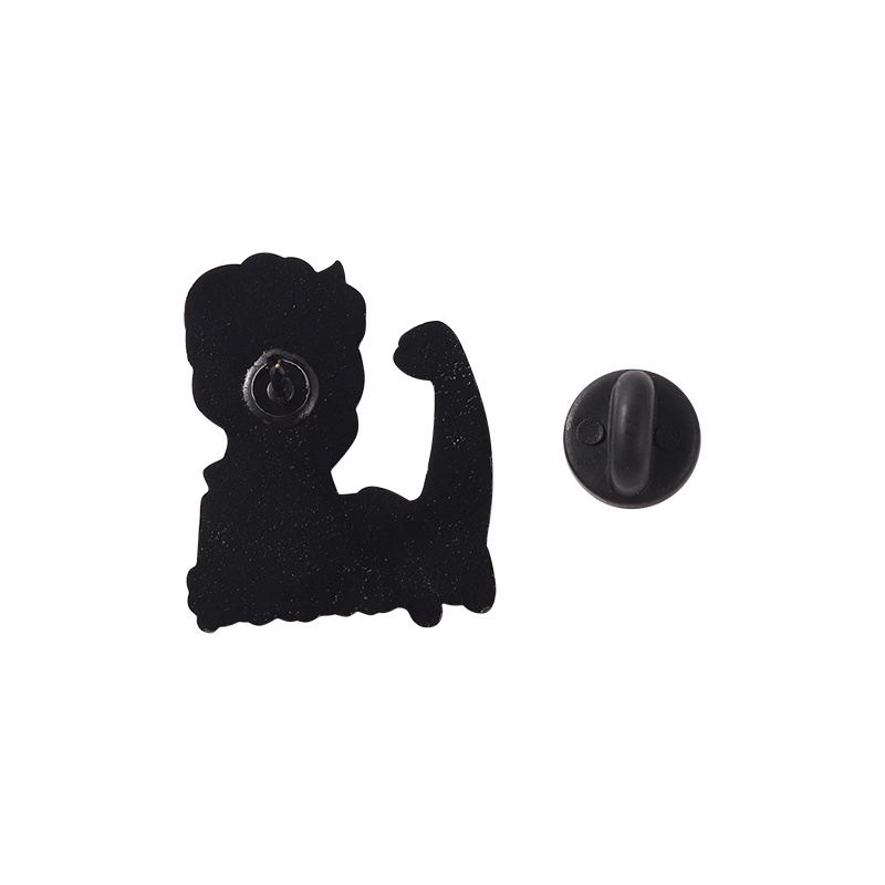 Phụ kiện ghim cài áo hình phụ nữ thích hợp trang trí cho balo/ quần áo