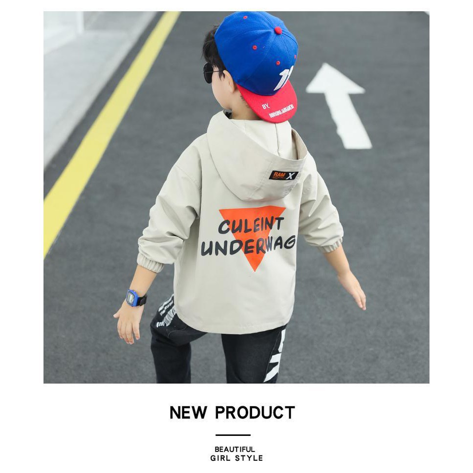 Áo khoác bé trai. Áo khoác trẻ em chất vải dù mềm siêu dể thương 13kg-40kg