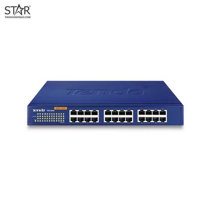 Switch 24 Port 1G Tenda TEG1024G (Vỏ Thép 19 inch Rack)