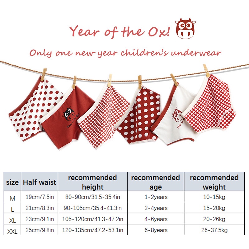 Bộ 3 Quần Lót Cotton Mềm Mại Cho Bé