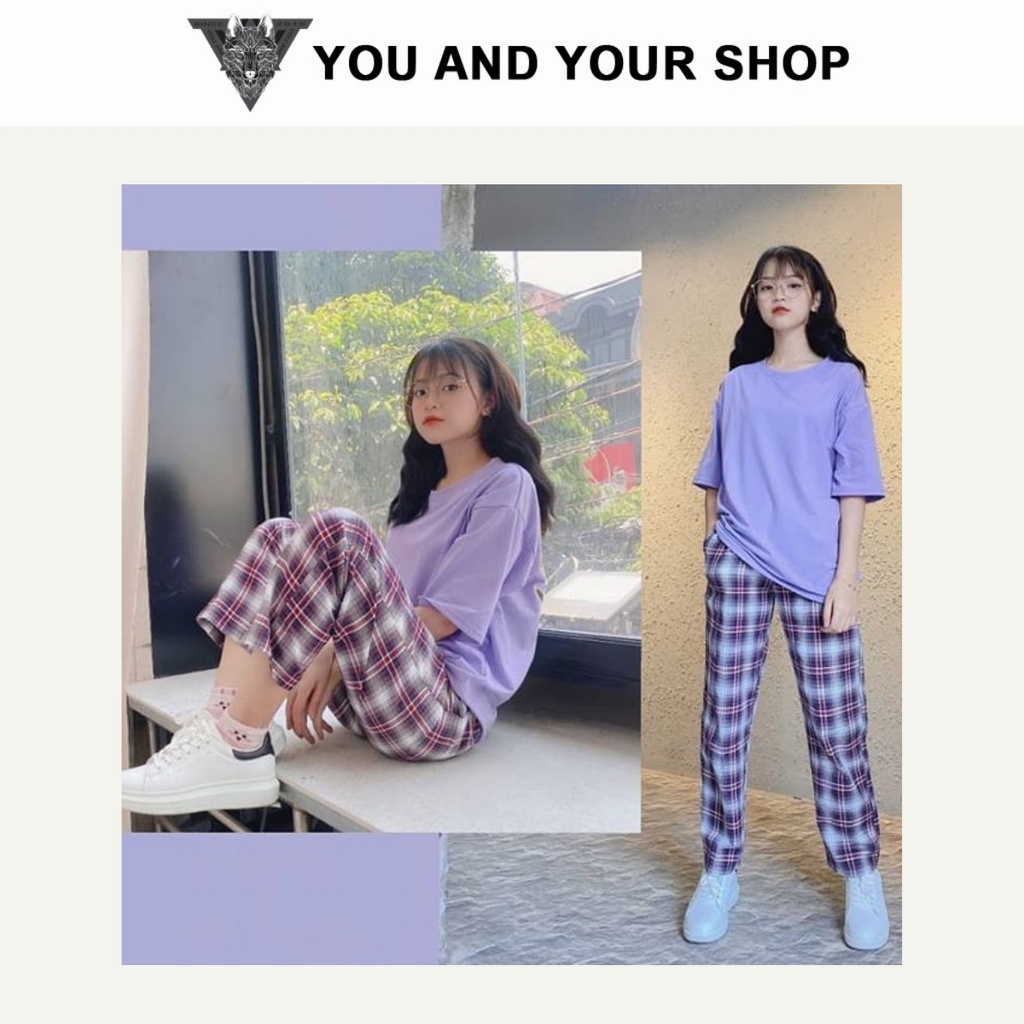 Quần Baggy Caro YAYSHOP lưng thun 6 màu hình thật unisex