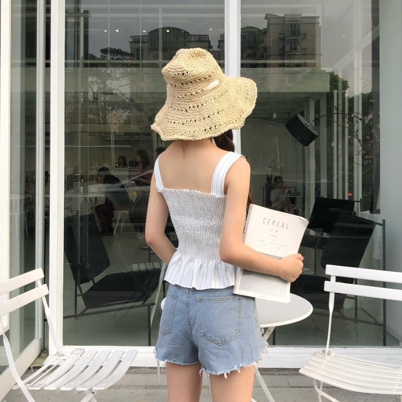Áo nhún 2 dây Quảng Châu cho nữ LS_A290