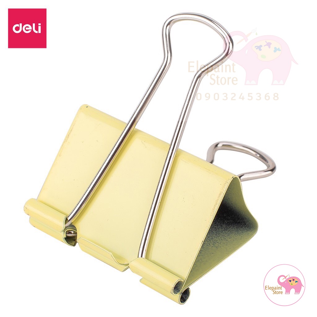 Kẹp bướm 19mm Deli 8528 (túi 24 chiếc)