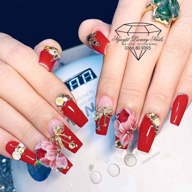 [PHỤ KIỆN NAILS] Phụ kiện Nơ Kim Loại