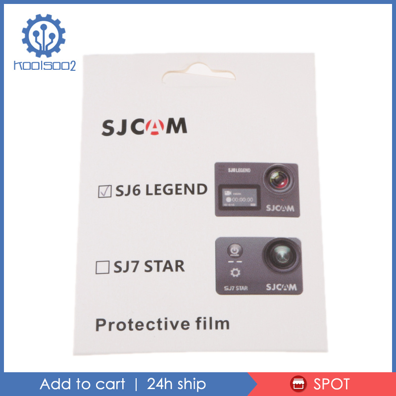 Set 3 Miếng Dán Bảo Vệ Màn Hình Lcd Koolsoo2 Cho Camera Hành Động Sj6 Legend