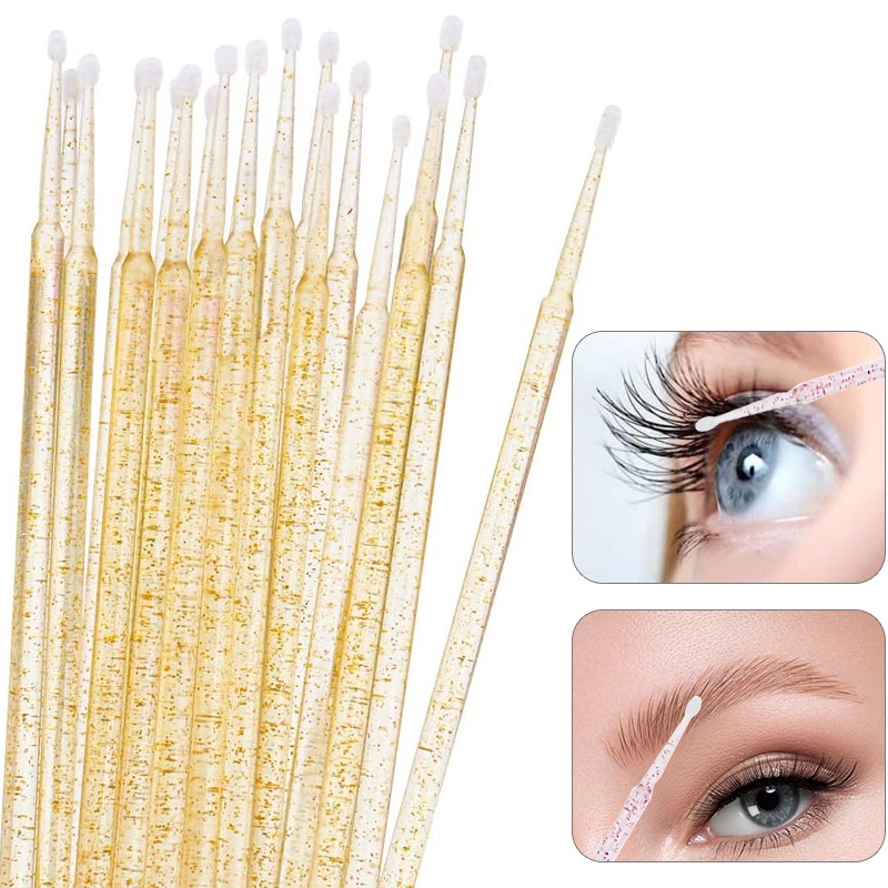 Bộ 100 Que Pha Lê Dùng Một Lần Chuyên Dụng Cho Gỡ Keo Dán Lông Mi