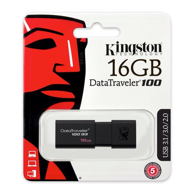 USB 16Gb kington 3.1/3.0 DT100G3