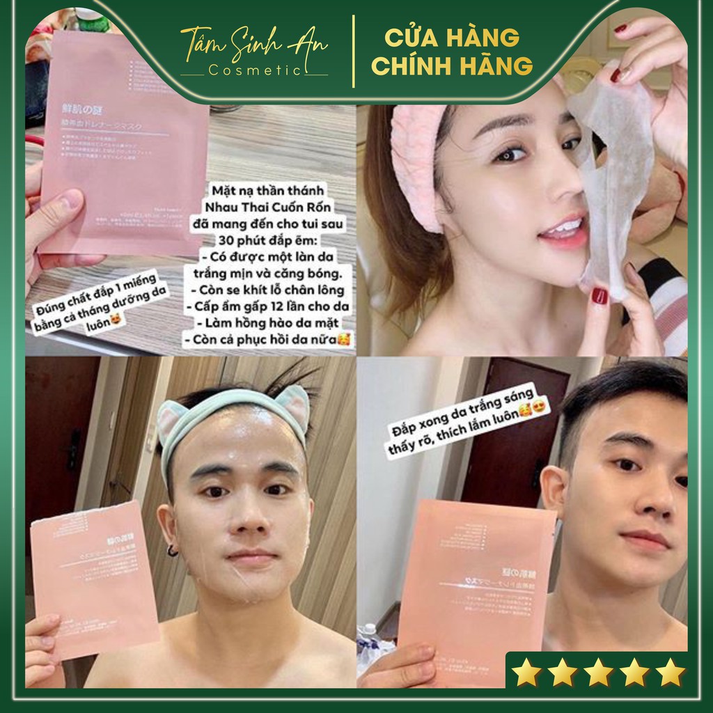 Mặt Nạ Tế Bào Gốc Nhau Thai Cuống Rốn Rwine Beauty (BẢN QUỐC TẾ CHÍNH HÃNG) - Tâm Sinh An Cosmetic - Mãi Mãi Tuổi 18 | BigBuy360 - bigbuy360.vn