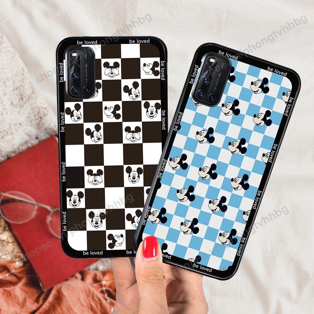 Ốp lưng Vivo V17 Pro / V19 in mẫu TRÁI TIM caro, chuột mikey thể thao cực đẹp cute cực bền bỉ