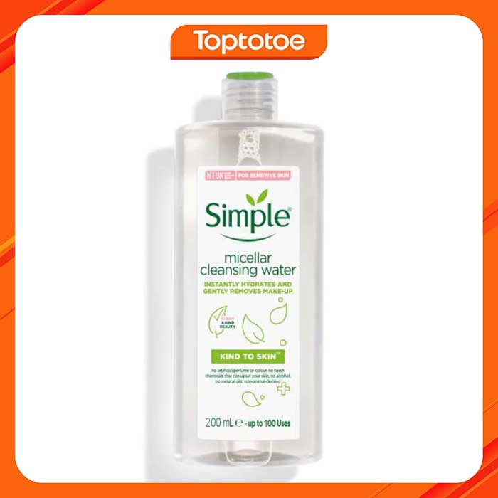 Nước Tẩy Trang Simple Kind To Skin Micellar Cleansing Water 200ml