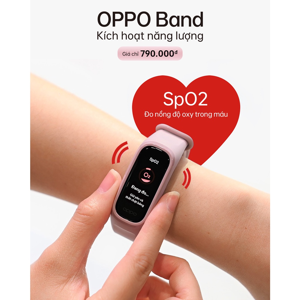 Vòng Đeo Tay Thông Minh OPPO Band - Hàng Chính Hãng