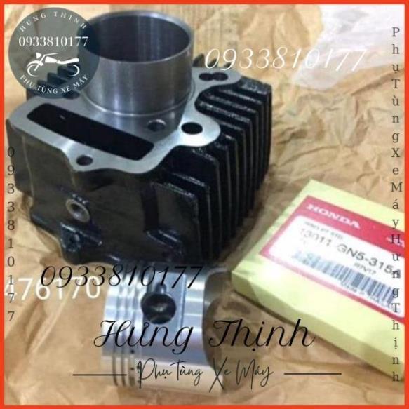 bộ lòng sắt xilanh xe Dream thái luôn pitong bạc zin honda