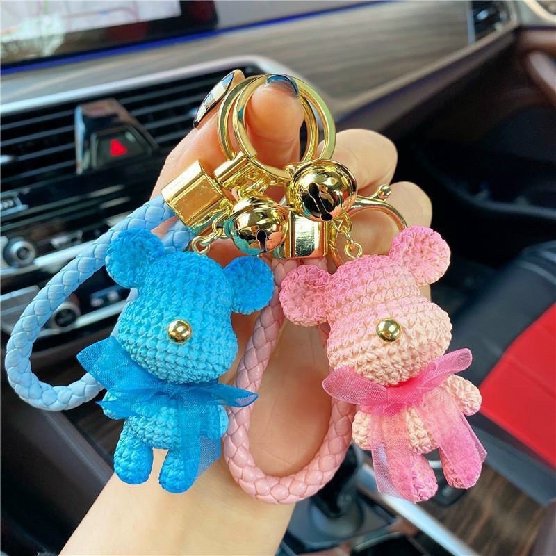 Phụ kiện treo túi, móc khoá hình gấu siêu dễ thương cute