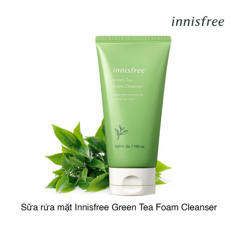 SỮA RỬA MẶT TRÀ XANH GREEN TEA CLEANSING FOAM