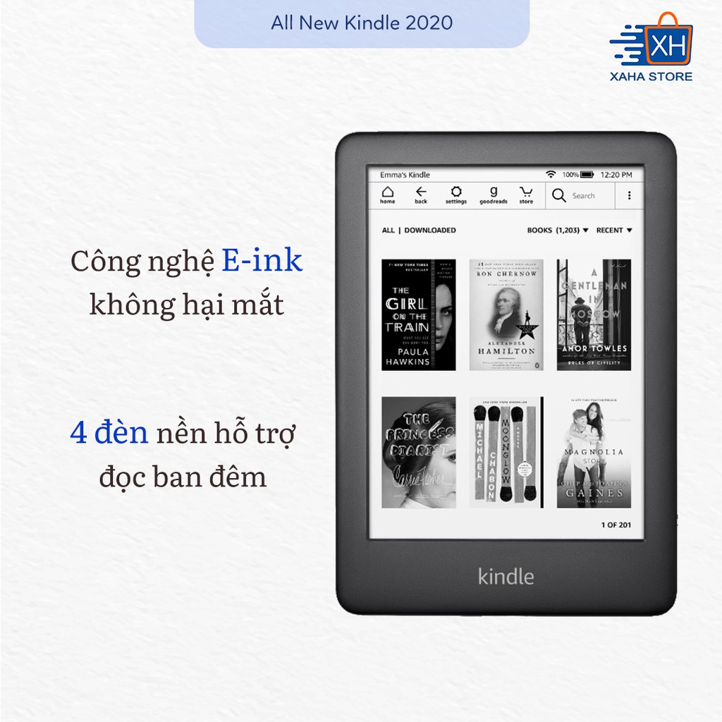 Máy đọc sách Allnew Kindle 10th Generation 2019 (4GB/8GB) NEW 100%