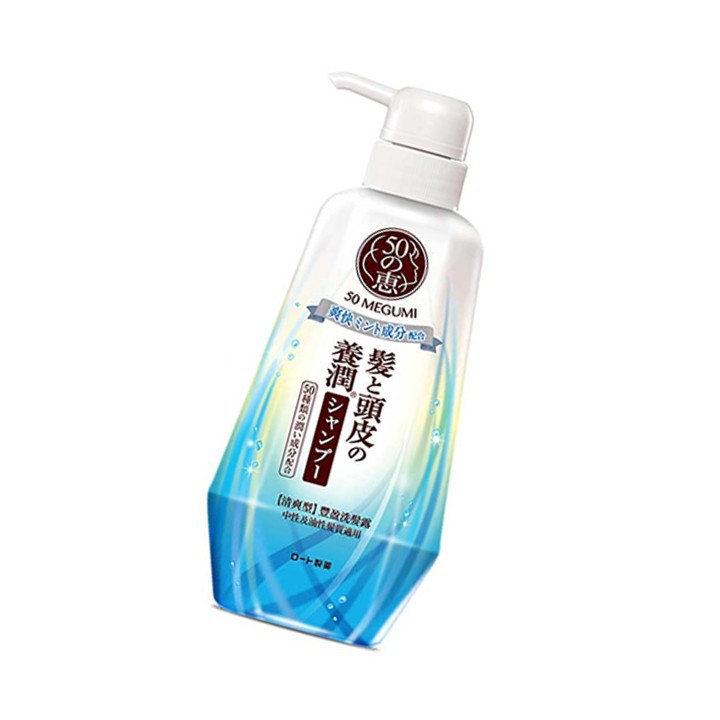 Dầu Gội 50 Megumi Fresh And Clean Sạch Sâu Và Thanh Mát 400ml