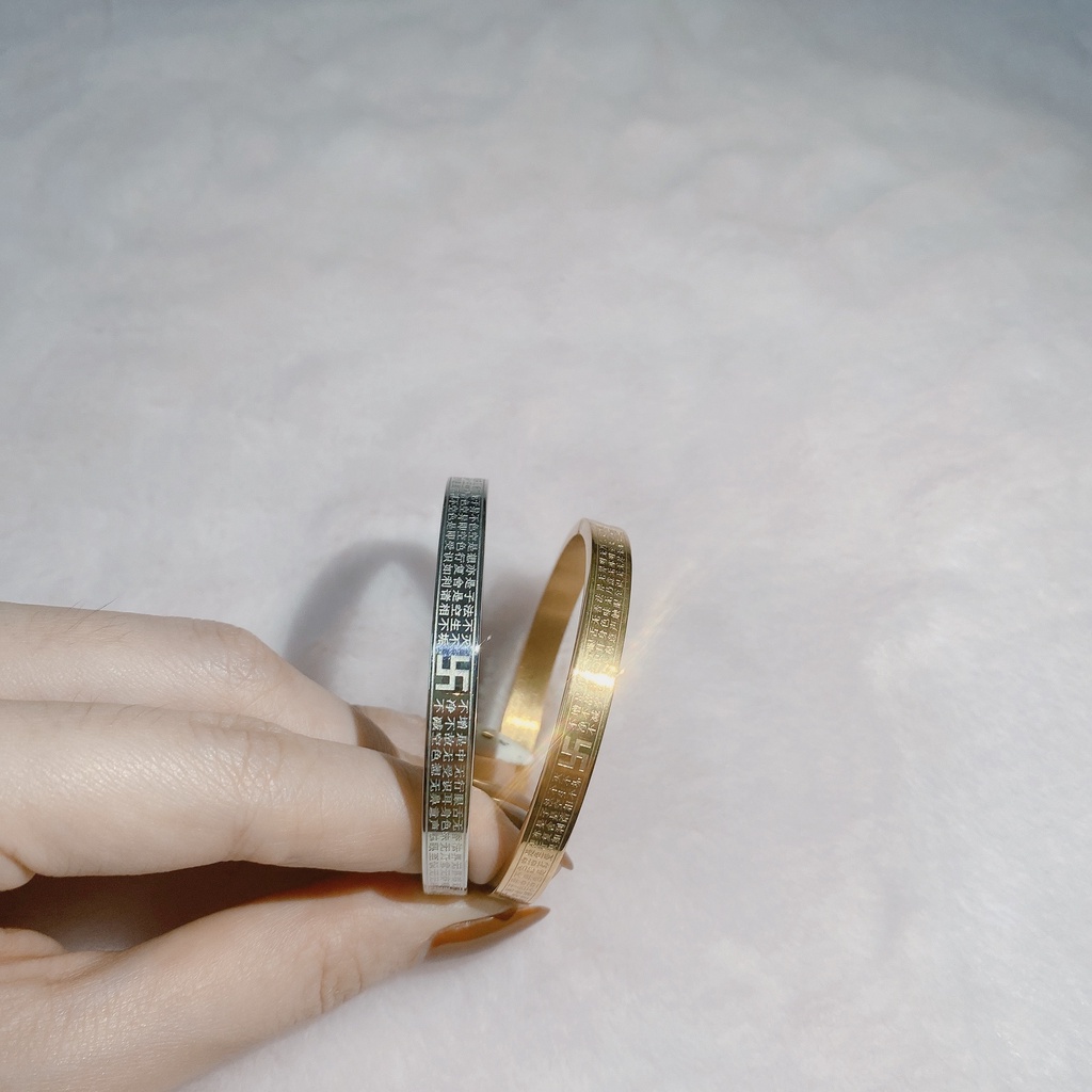 Vòng tay titan Bát Nhã tâm kinh đem lại may mắn, bình an