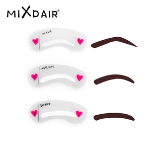 Bộ 3 khuôn kẻ chân mày MIXDAIR chuyên nghiệp