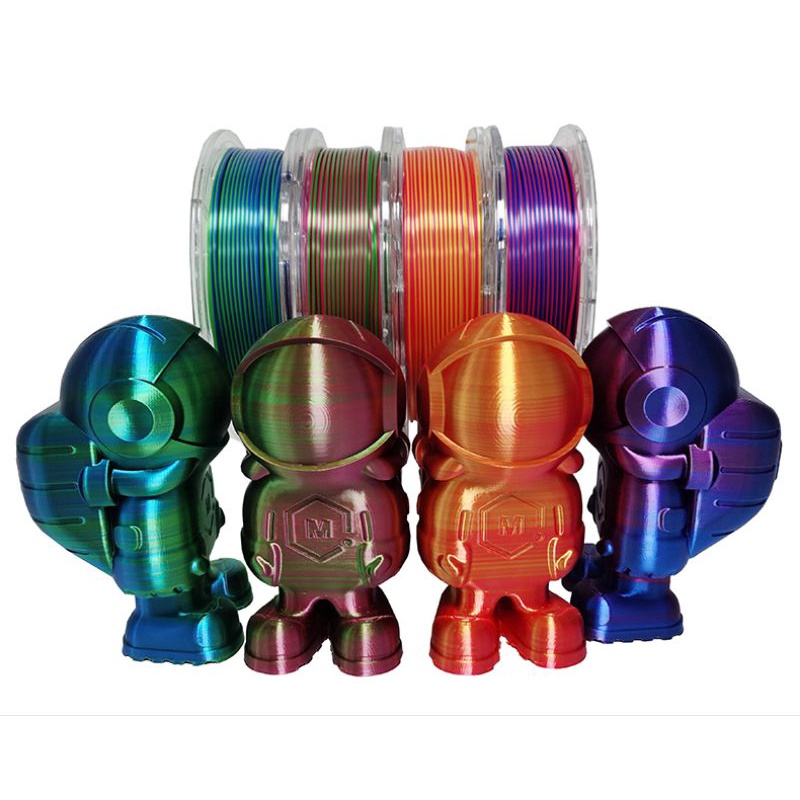 Nhựa in 3D HUTI SILK THREE-COLOR, nhựa bóng 3 màu