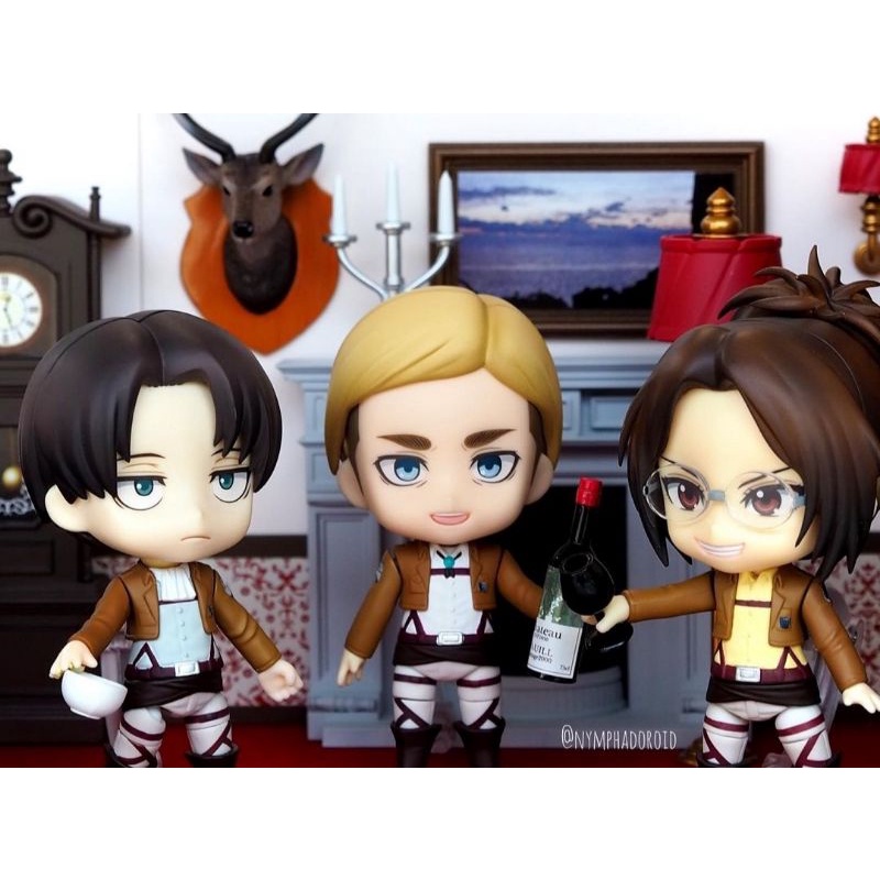 Mô hình Nendoroid chính hãng GSC Nendoroid Levi Ackerman - Anime Attack On Titan, Nendoll Ob11, ddf, ymy
