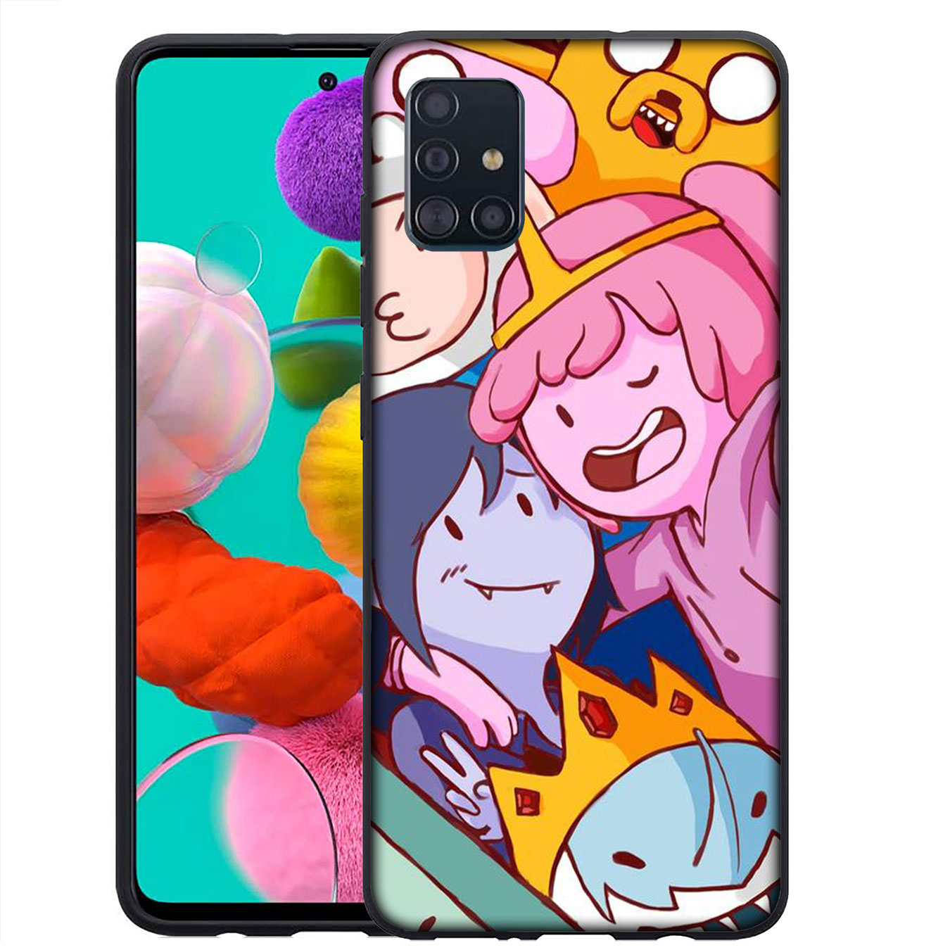 Samsung Galaxy A9 A8 A7 A6 Plus J8 2018 + A21S A70 M20 A6+ A8+ 6Plus Casing Soft Silicone adventure time Phone Case