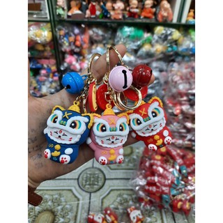 Móc khoá lân Tết siêu cute