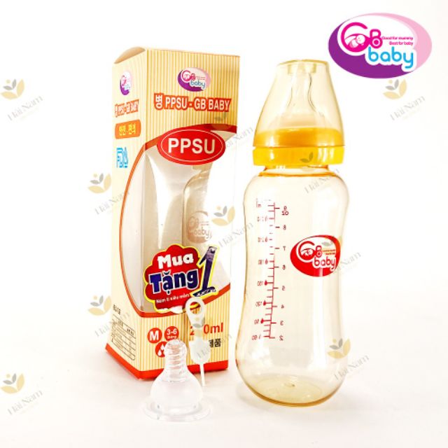 Bình sữa GB - Baby Hàn Quốc 80ml, 120ml, 270ml ( loại cổ hẹp)