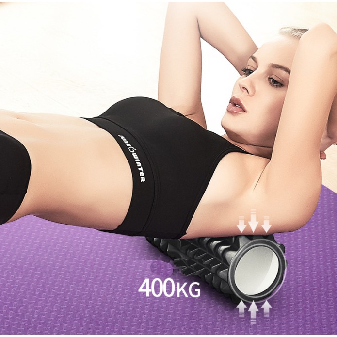 [Shopee Mall - Hàng Cao Cấp] Con Lăn Foam Roller Massage Gai 33cm Dãn Cơ Tập Gym, Yoga, Thể Hình AMALIFE