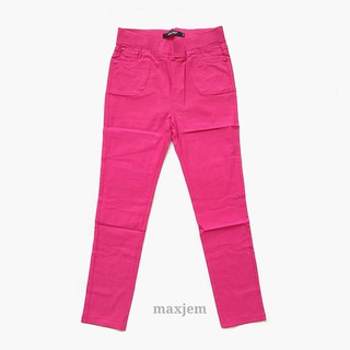 Quần legging thể thao Cotton dày dặn màu hồng size M-4L cho nữ