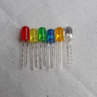 Combo 100 bóng led 5mm các màu