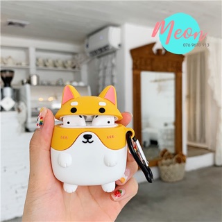 Case Airpod - Chó Corgi và Husky