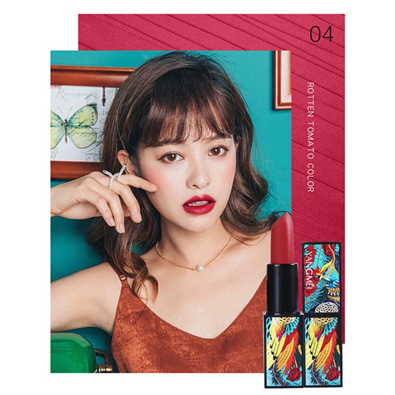 [Hàng mới về] Bộ phấn nước và son Yangmei thiết kế hình hoa và chim sang trọng | BigBuy360 - bigbuy360.vn