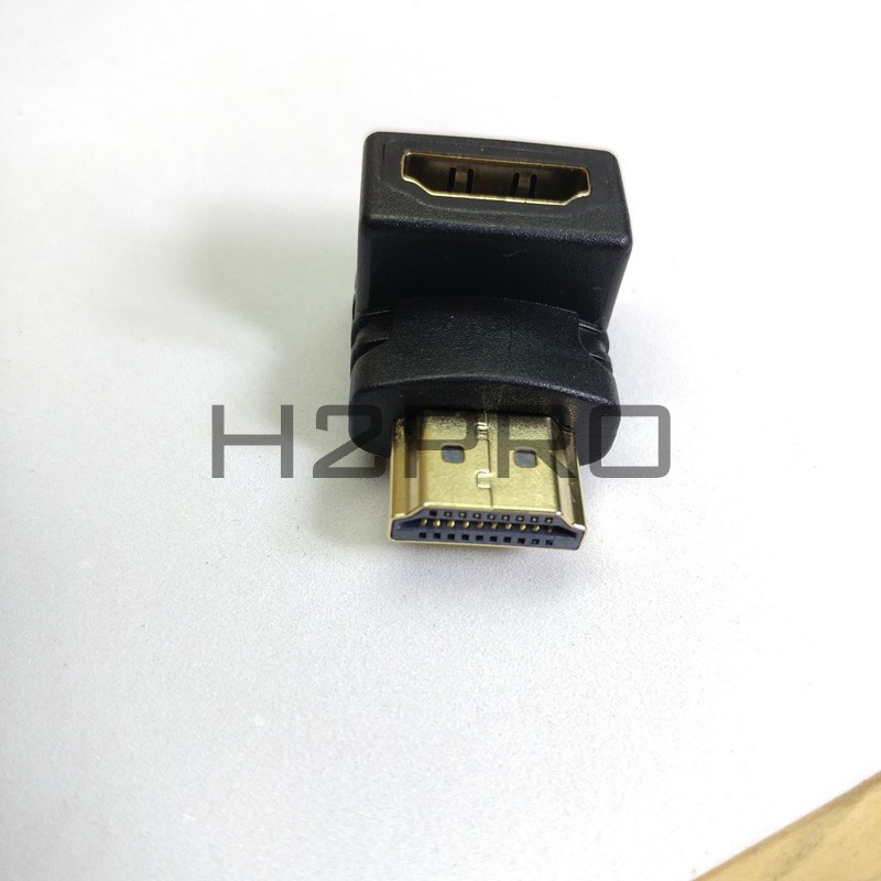 Đầu nối HDMI to HDMI 1 đầu đực 1 đầu cái bẻ 90 độ