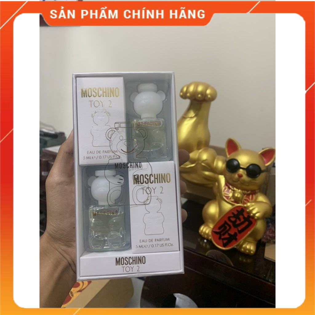 Nước hoa Moschino mini Toy 2 Douple - bộ 2 chai | Thế Giới Skin Care