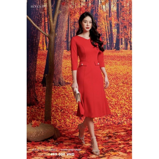 Đầm xòe A hãng SEVEN.AM