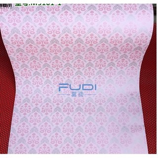 Decal giấy dán tường họa tiết hồng