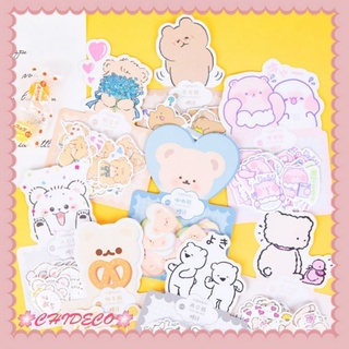 Gói 40 miếng dán sticker trang trí hình gấu