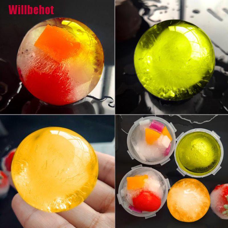 Khuôn silicone làm đá viên tròn diy tiện dụng
