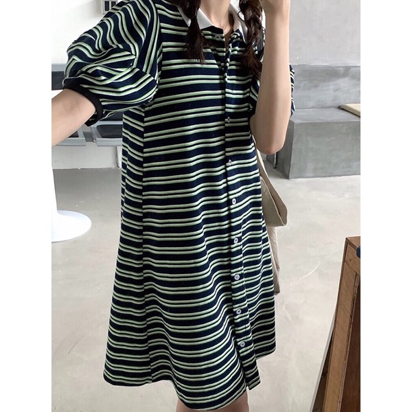 ĐẦM POLO SỌC - L82329