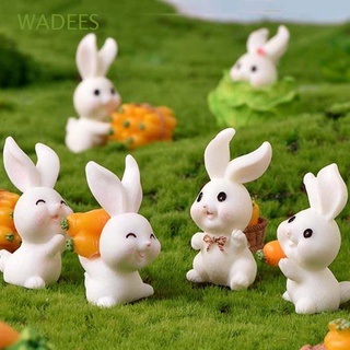 Đồ trang trí Thỏ Cà Rốt Mini Bằng Nhựa Dễ Thương Dùng Trang Trí Tiểu Cảnh