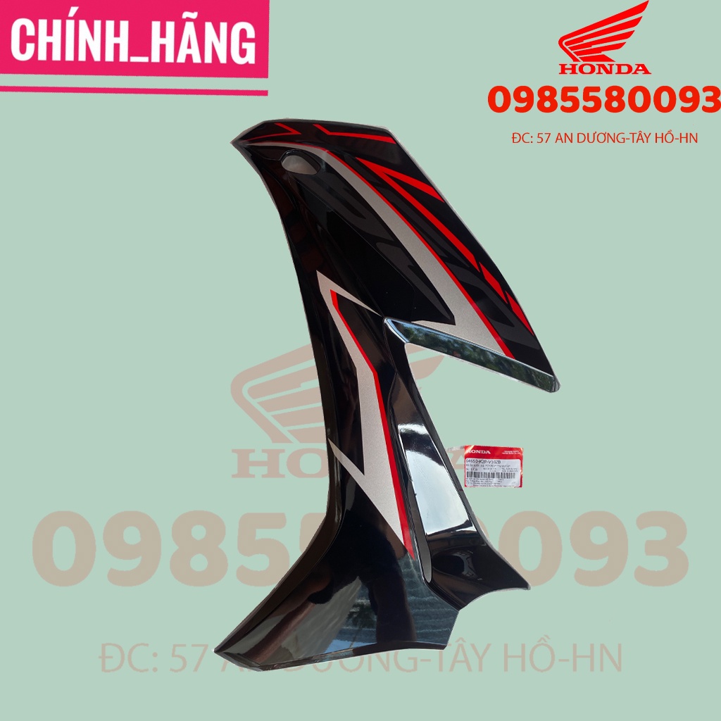 Cánh yếm xe winner x, yếm nhựa màu đen bóng phiên bản thể thao