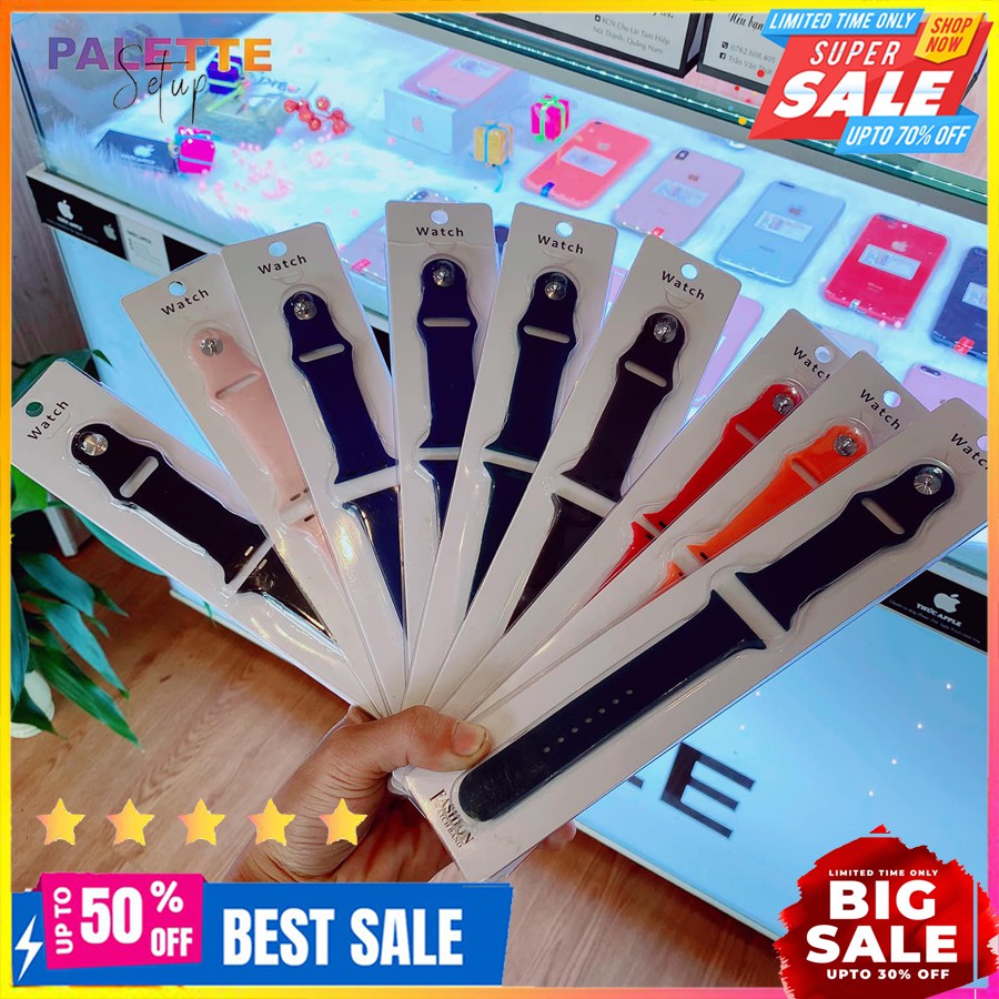 💥RẺ VÔ ĐỊCH💥 Dây đeo dự phòng đồng hồ T500 chất liệu cao su nhiều màu,mẫu da thời trang, trẻ trung