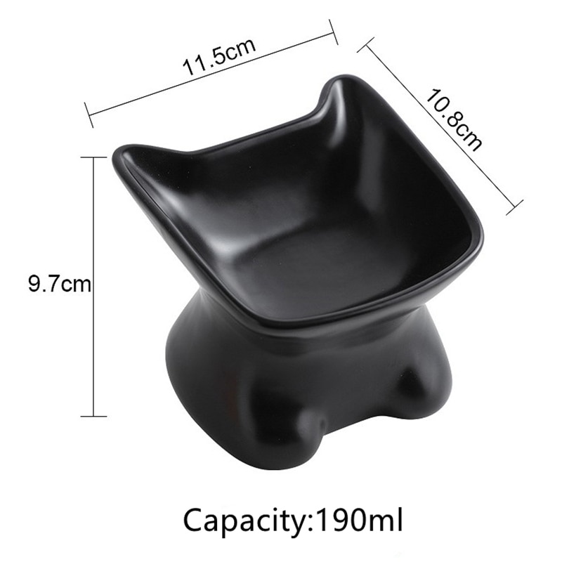 Bát gốm đựng thức ăn cho thú cưng với 5 kiểu dáng tùy chọn nhiều màu sắc