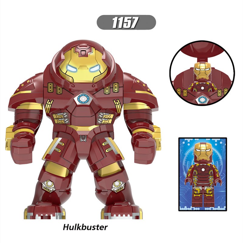 Đồ Chơi Lắp Ghép Mô Hình Nhân Vật Hulk 2 Trong 1 X1157-1160