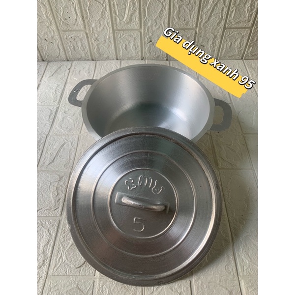 nồi gang miên đúc hàng cao cấp số 5 : 26cm